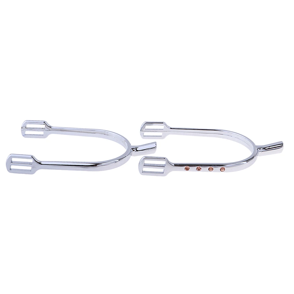 1 Pair Zinc Alloy Horse Spurs Equestrian Horse Riding Boots Spurs Accessories 12*8*2cm