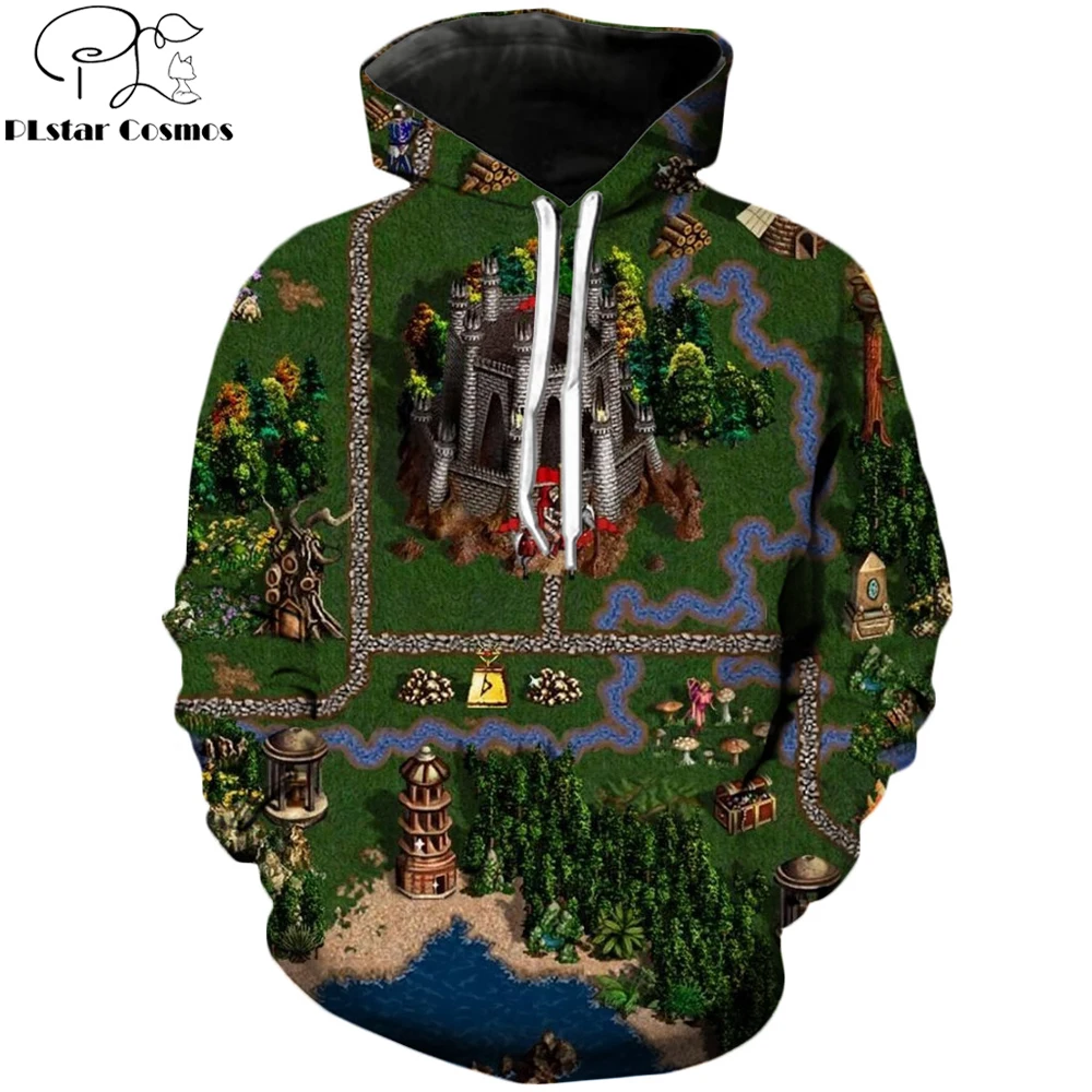 Tanie Plstar cosmos Drop shipping 2019 nowych moda bluzy klasyczna gra Heroes of may i magia druku 3d mężczyźni kobiety bluza w stylu casual