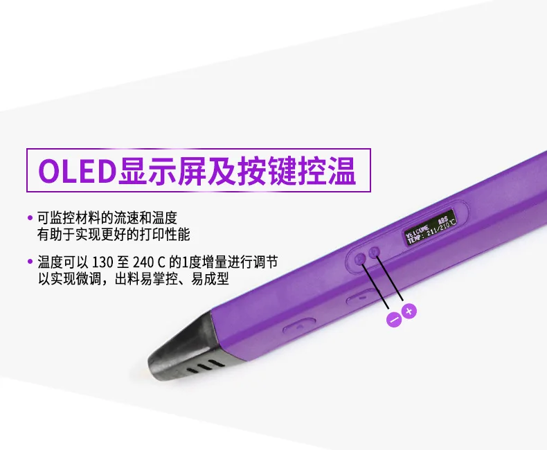 DEWANG Intelligence 3D Pen Original DIY 3D Printing Pen ABS/PLA Filament Creative Toy Gift For Kids Design Drawing