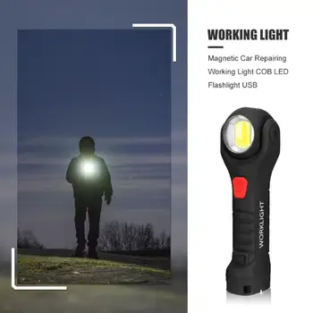 

Portable 7 Modes Magnetic XPE LED Flashlight Torch Work Light COB Car Inspection Lamp Outdoor Camping Hiking Lighting