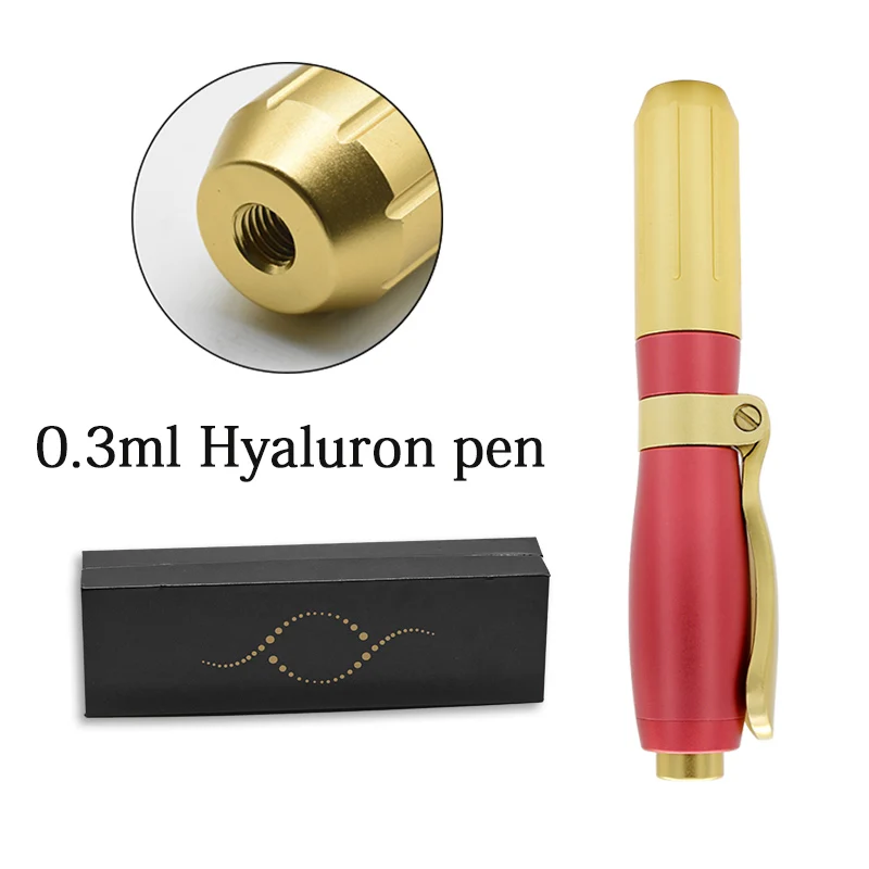 only pen 0.3ml Красная 0,5 мл 0,3 мл гиалуроновая кислотная ручка-распылитель пистолет для инъекций гиалуроновой кислоты пистолет для удаления морщин антивозрастной лифтинг для губ высокий пресс - Номер модели: only pen 0.3ml