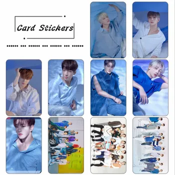 

Kpop Seventeen Photo Stikcy Card Woozi The8 Crystal Card Sticker Hit Dino DK HD Photocard Sticker