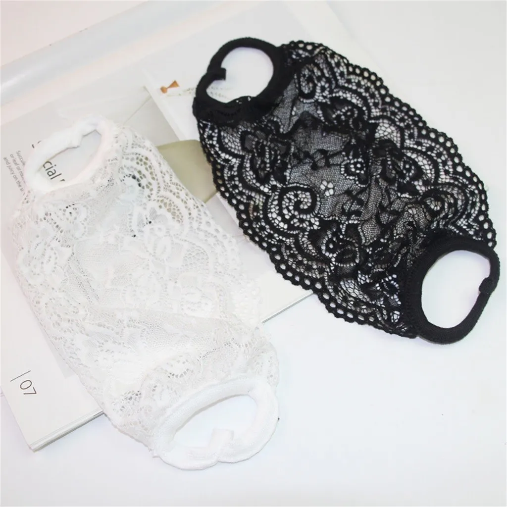 Маска для лица моющаяся кружевная улицы Youre Too Close 2 шт. mascarilla reutilizable masque de protection