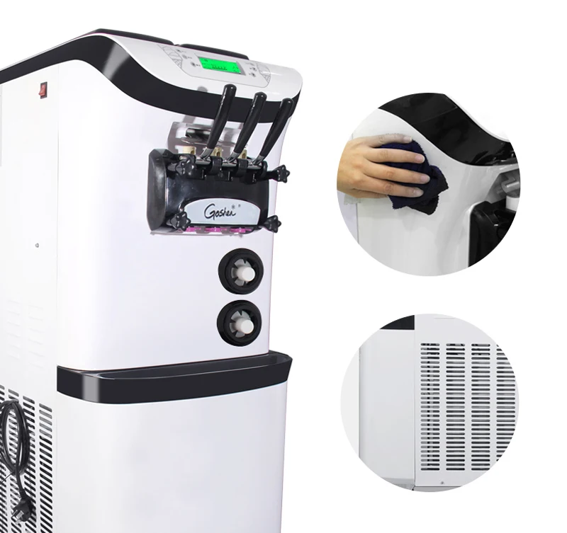 Commercial soft serve Ice cream machine electric 36-42L/H R22 or R404A flavors sweet cone ice cream maker 110V/220V