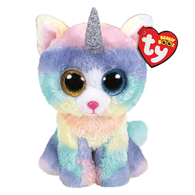 15CM Ty Beanie Boos Big Glitter Eyes Christmas Golden Horn Deer Sven Snow Plush Stuffed Animal Super Soft Christmas Gift Dark Gray