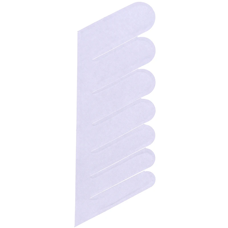 6Pcs Breathable Adhesive Nail Silk Fabric And Cloth Repair Layer Extension Manicure Wrap Stickers Protective