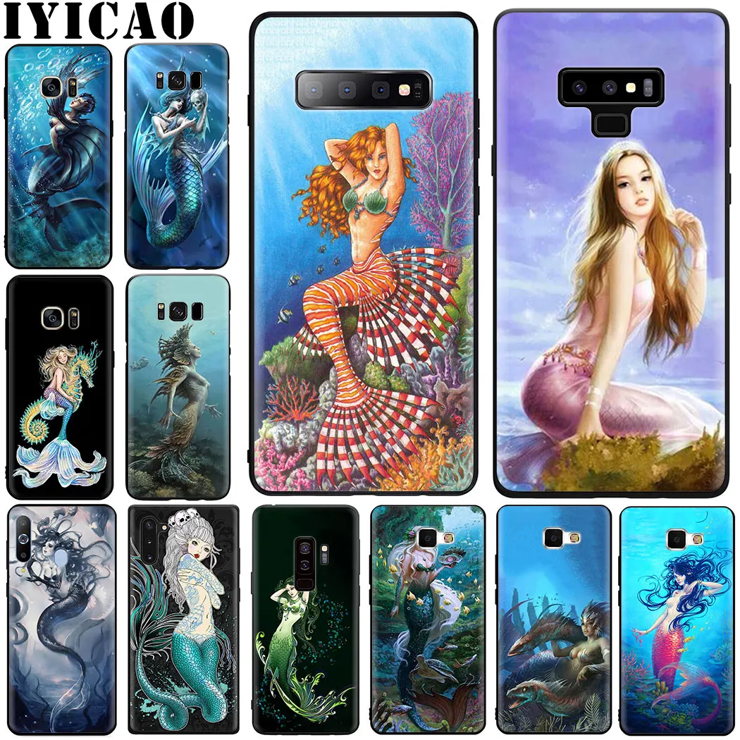 tattooed mermaid Soft Case for Samsung A10 A20 A30 A40 A50 A60 A70 A20E A10s A20s A30s A40s A50s A60s A70s M10 M20 M30 M40 | Мобильные