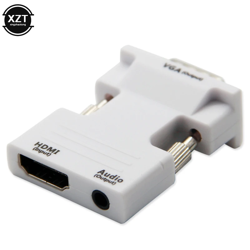 HDMI к VGA конвертер адаптер с аудио кабель для женщин и мужчин 1080P выход сигнала для HDTV монитор проектор PC конвертер
