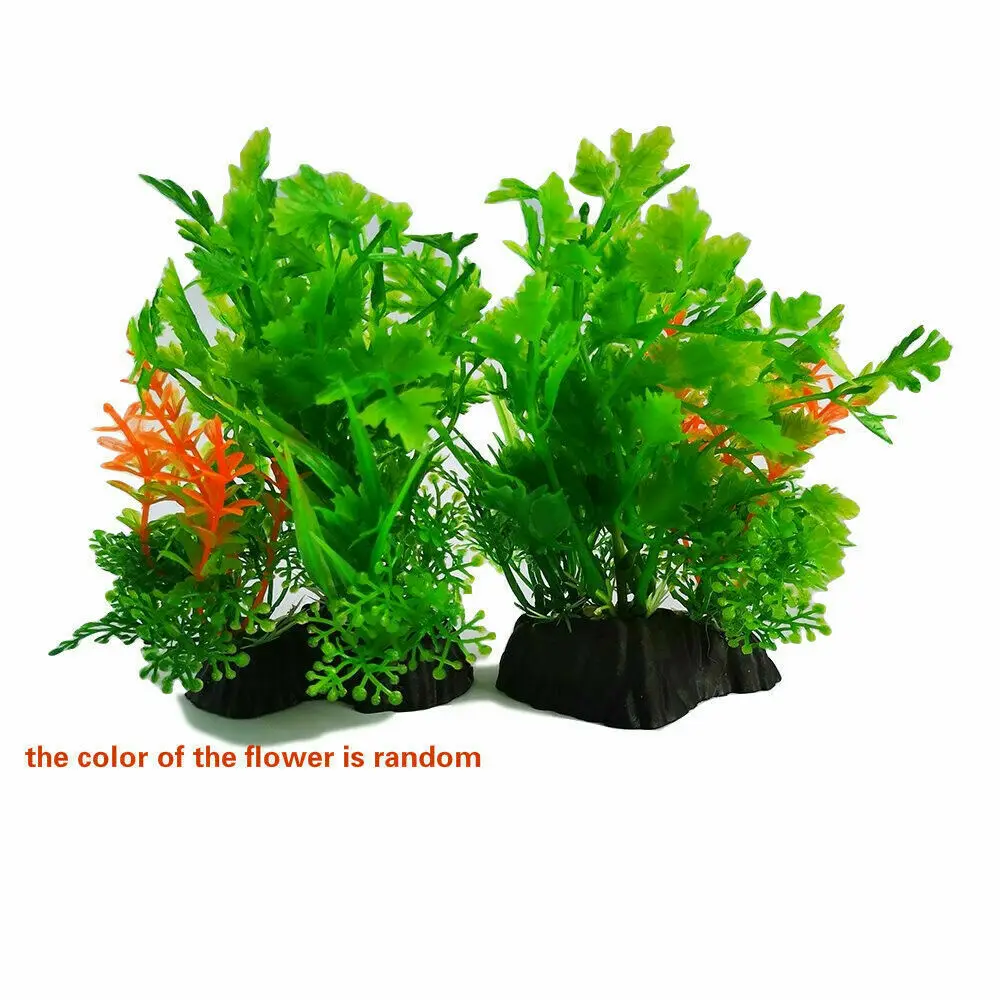 1pcs Aquarium Artificial Aquatic Plants Plastic Simulation Water Grass