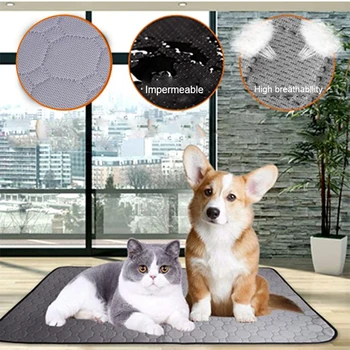 

Reusable Travel Diaper Reusable Dog Bed Protection Absorbent Pad Animal Training Puppy Mat BV789