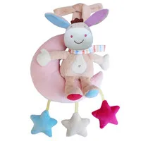 donkey Детские игрушки для новорожденных, детская кроватка, Мягкая погремушка, подвесная кровать, детские игрушки с колокольчиком, чучело, музыкальная Мобильная коляска, обучающая игрушка - Цвет: donkey