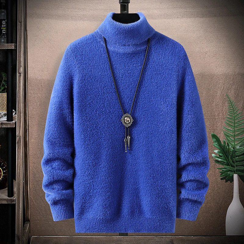 

Мужская водолазка из кашемира и хлопка, теплый пуловер, Осень-зима 2021, Vetement Homme Hombre Pull Homme, свитер для мужчин, Прямая поставка