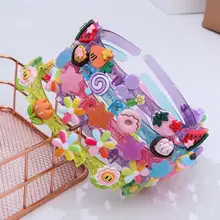 Kids Hair Accessories Headband Cute Fixed Hair Hoop Bangs Clip Braided Hairbands Clip Hair Ornament