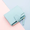 Hasp Women Wallet Fashion Bags For Women Short Wallet Pu Leather Purse Female Money Small Zipper Coin Pocket Portafoglio Donna 5