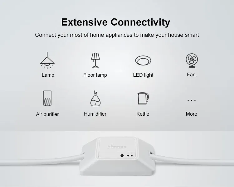 SONOFF BASICZBR3 Zigbee DIY умный переключатель беспроводной пульт дистанционного управления Переключатели модулей работает с Alexa SmartThings Hub для умного дома
