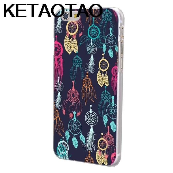 KETAOTAO Полночь Ловец снов чехол для телефона s для iPhone 4S 5C 5S 6S 7 8 SE Plus XR XS Max чехол кристально чистый мягкий TPU чехол s - Цвет: Зеленый
