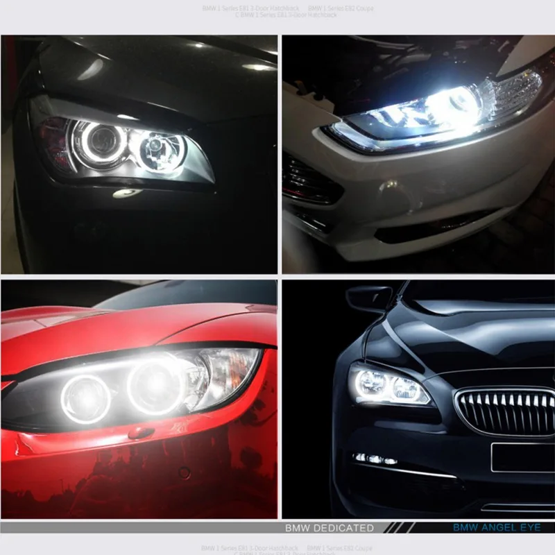 2 шт светодиодный Ангел глаза габаритные огни лампы для E39 универсальные противотуманные фары