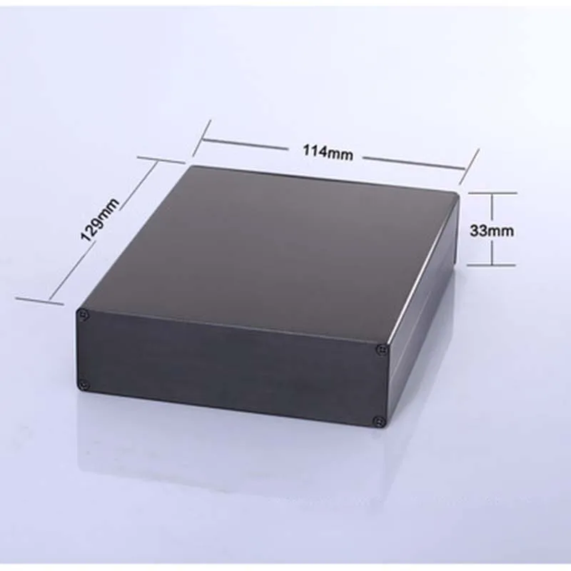 Black Aluminum Lusya алюминиевый корпус для USB декодера DAC волоконный коаксиальный декодирование OTG двойной параллельный TDA1305T компьютер внешняя аудио карта T0914 - Цвет: Black Aluminum