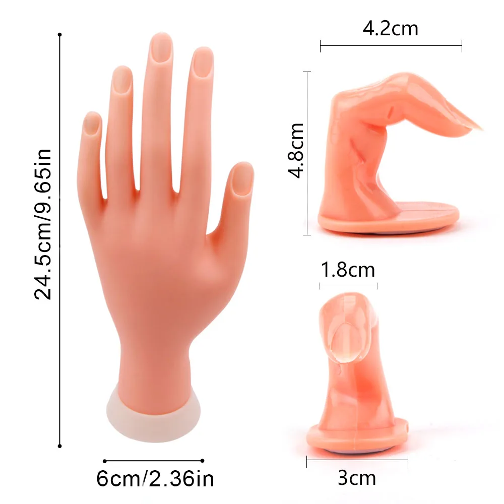 Ручной инструмент для маникюра палец Практика Модель 5/10 шт. накладные ногти обучение поддельные ручной Красота искусство натуральный Профессиональный лак для ногтей для принтеров