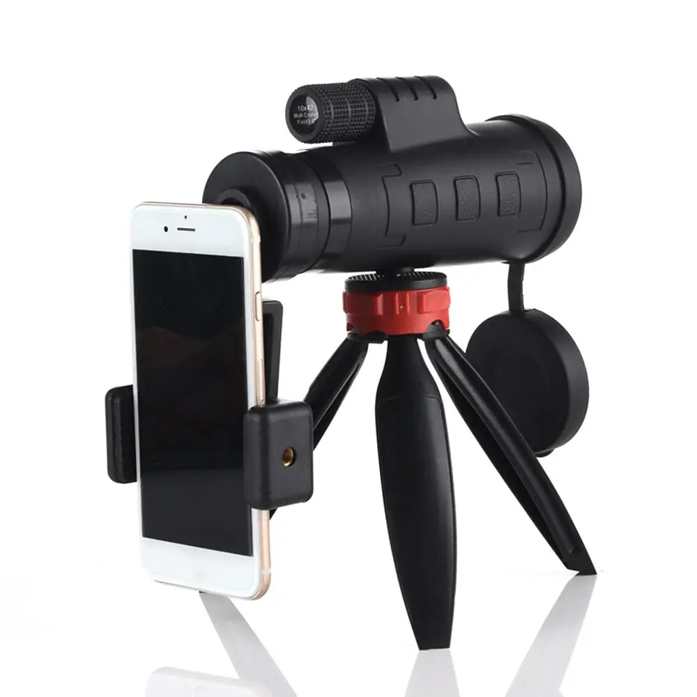

High power 10x42 Monocular Eyepiece Telescope monoculo Long range for Camping Hunting Lll Night Vision Zoom Monocular Scopes