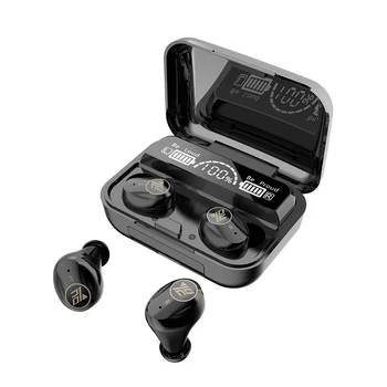 

New wireless headphones M16 sports waterproof 3D touch Bluetooth earbuds LED display Mobile phone power For Android ios