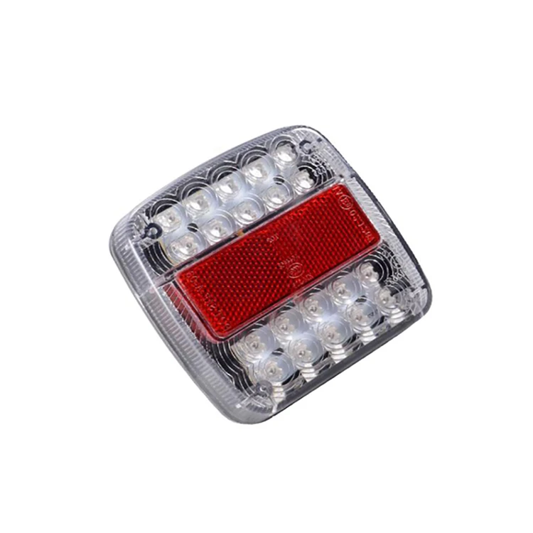 Nlpearl 1pcs Car Light Assembly 26LED Rear Tail Light for Trailers Waterproof Stop Warning Lights For Car Truck Caravan ATV 12V - Цвет: 1PCS-Red-White