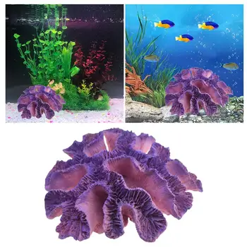

Artificial Coral Reef Ornaments Fish Tank Landscape Decor Aquarium Resin Craft Decorations Accessories