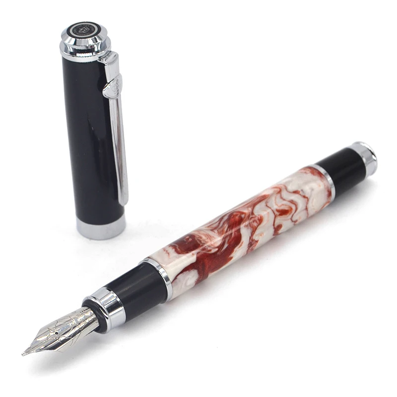 Германия Duke красочная перьевая ручка Роскошная зеркальная офисные и школьные