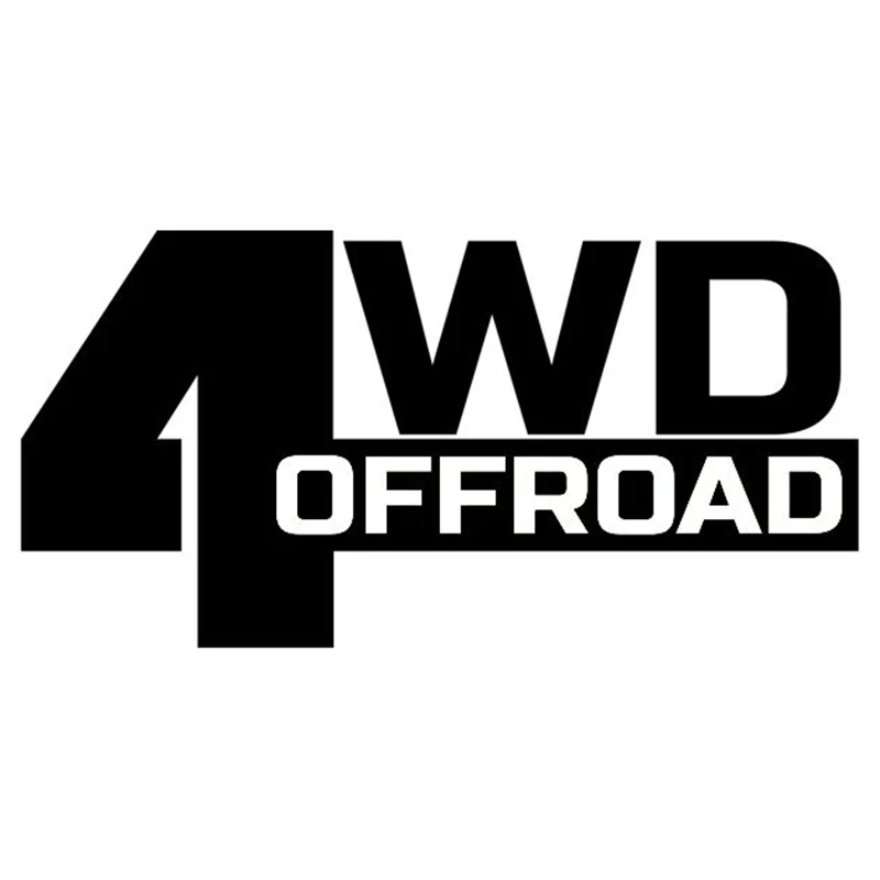 

CS-1624# 4WD OffRoad reflective funny car sticker vinyl decal silver/black for auto car stickers styling car decoration
