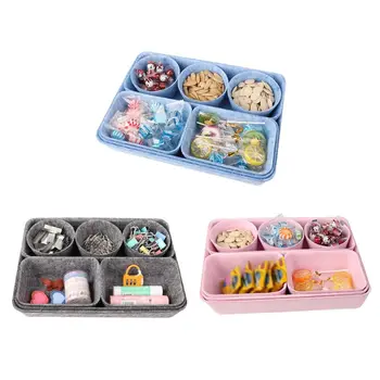 

8 In 1 Felt Office Drawer Organizer Trays Drawers Organizers Bins Dividers Storage Bins Organizer Bin For Makeup Jewelry