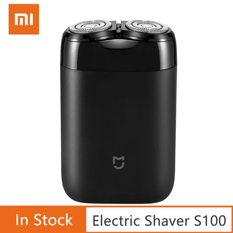 Xiaomi Mijia электрическая бритва S100 для мужчин вращающаяся портативная