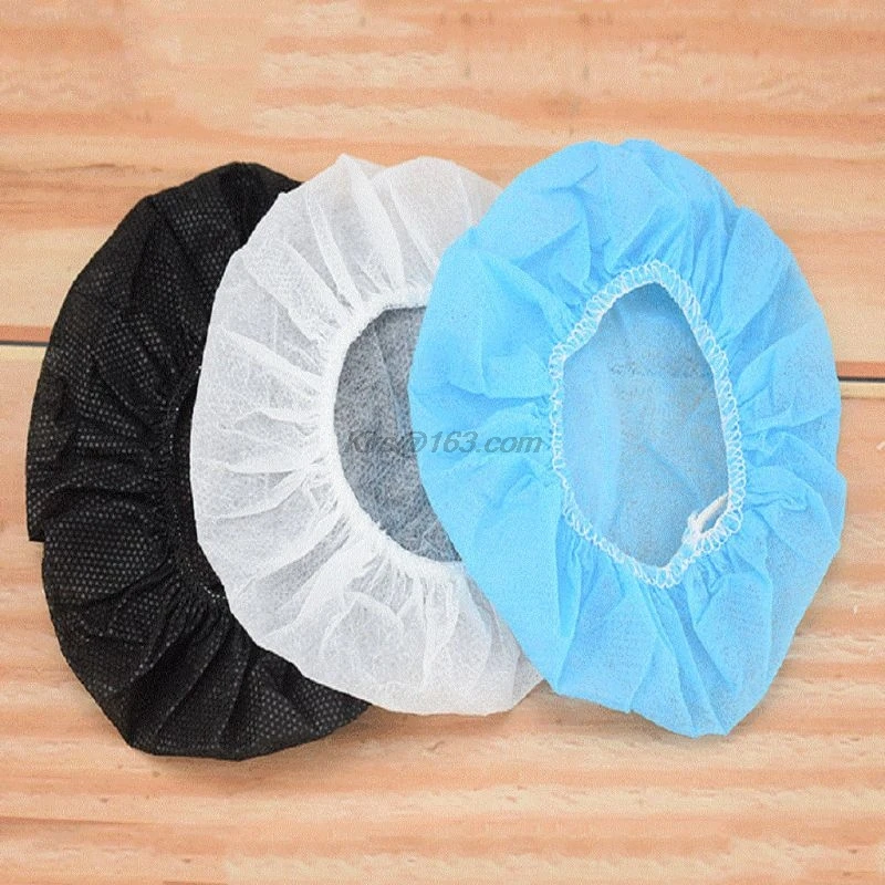 100Pcs/Bag Disposable Headphone Cover Nonwoven Earmuff Cushion 10-12CM Headset disposable headphone ear covers