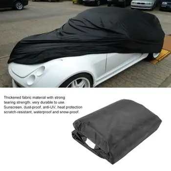 

Universal Full Car Cover Outdoor Waterproof Sun UV Dust Rain Snow Resistant Protection 3XXL car sticker funda coche