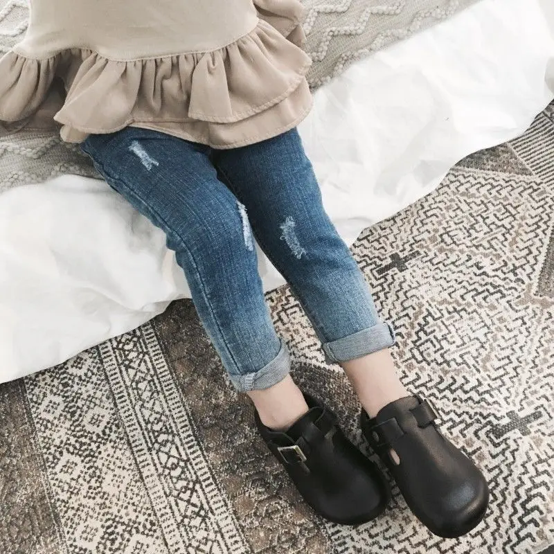 style 1 Джинсы для девочек; коллекция года; новая осенняя одежда для малышей; джинсовые штаны для девочек; детская одежда; ковбойские брюки для маленьких девочек; джинсы для девочек - Цвет: style 1