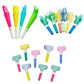 

18PCS Party Blowout Set Funny Party Noisemaker Party Whistle Party Favor Toy For Birthday Party
