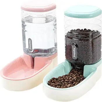 

Water Dog Feeder Automatic Bottle Portable Neck Dog Treat Water Dispenser Eat Cup Feeding Bebedero Perro Pet Products XX50DF