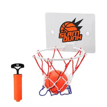 

1 Set Basketball Hoop Training Suck Wall-mountedhanging Netball Frame Basketball Hoop Basketball Sport Outdoor Toys Y0T5
