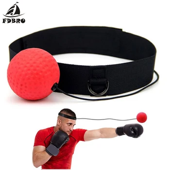 

FDBRO Boxing Speed Punch Ball Reflex Training Headband Improve Reaction Muay Thai Gym Exercise Equipment Hand Eye Coordination
