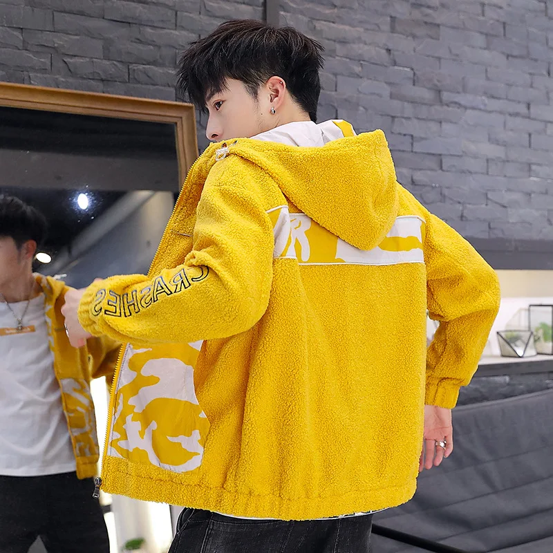 

2020 Autumn And Winter New Style Camouflage Hooded Cardigan Coat Men'S Wear Hip Hop Loose-Fit Fashion Brand Polar Fleece Hoodie