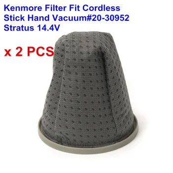 

2pcs/SET Kenmore Filters Fit Cordless Stick Hand Vacuum#20-30952 Stratus 14.4V vacuum cleaner parts accessory
