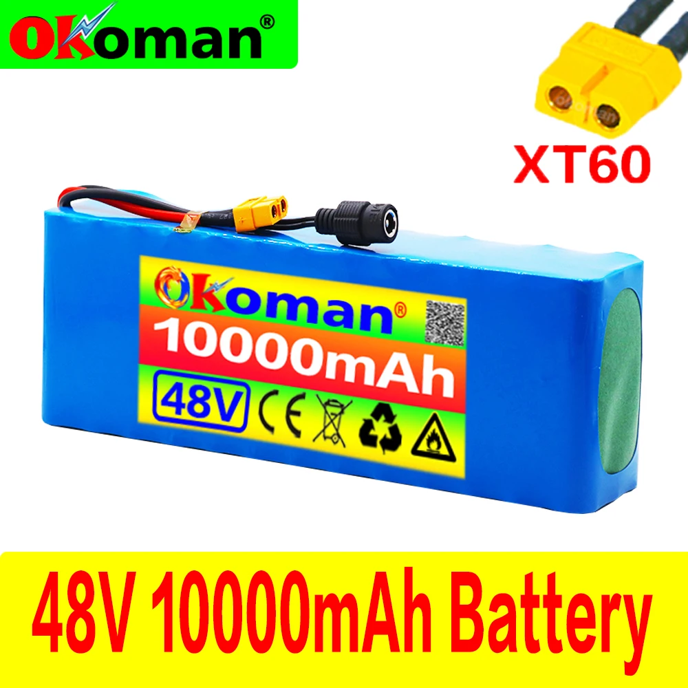 2021 New Original 48v 10ah 13s3p High Power 18650 Electric Motorcycle Battery Vehicle DIY 48 V BMS Protection | Электроника