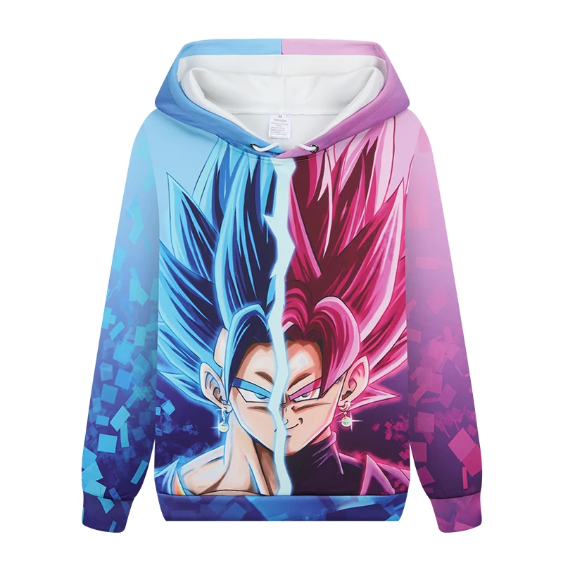 Мода Аниме Полный Цвет Толстовка Dragon Ball Супер Saiyan Сон Гоку косплей Толстовка с капюшоном пуловер весна осень пальто