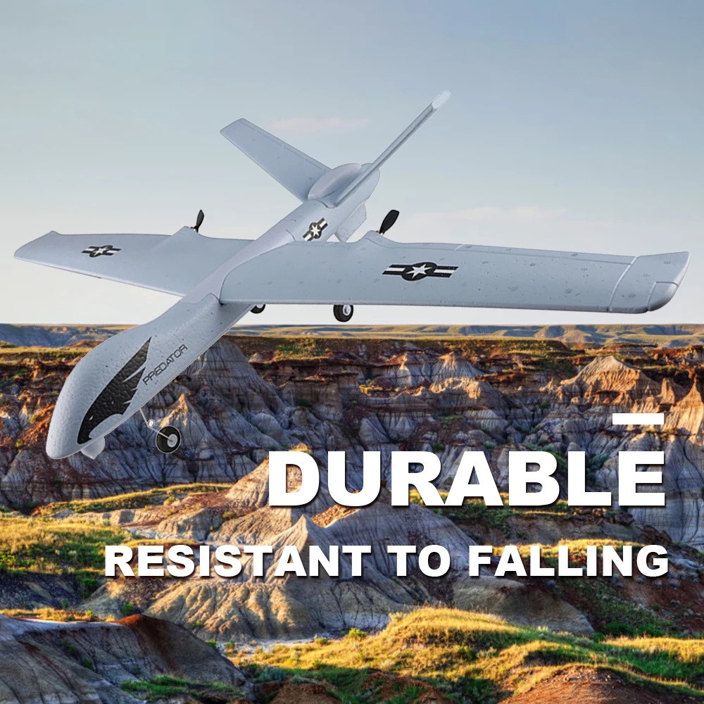Flying Model Gliders RC Plane 2.4G 2CH Predator Z51 Remote Control RC Airplane Wingspan Foam Hand Throwing Glider Toy Planes Flying Model Gliders RC Plane 2.4G 2CH Predator Z51 Remote Control RC Airplane Wingspan Foam Hand Throwing Glider Toy Planes