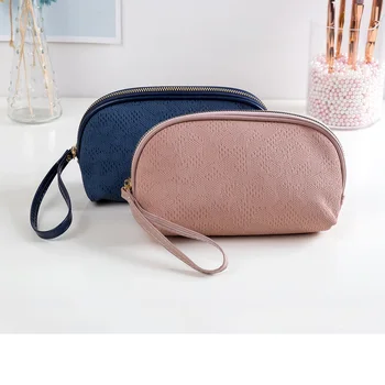 

Beauty Cosmetic Lady makeup bag Women Cosmetic Bag Make Up Bag Girl Lace Makeup Brushes Bag PU Bag Dropshipping