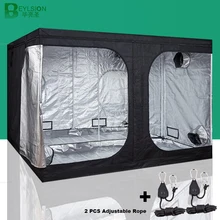 Beylsion 600d crescer tenda crescer caixa crescer indoor tenda hidroponia tenda crescer plantas quarto para o crescimento de luz planta estufa + kit corda