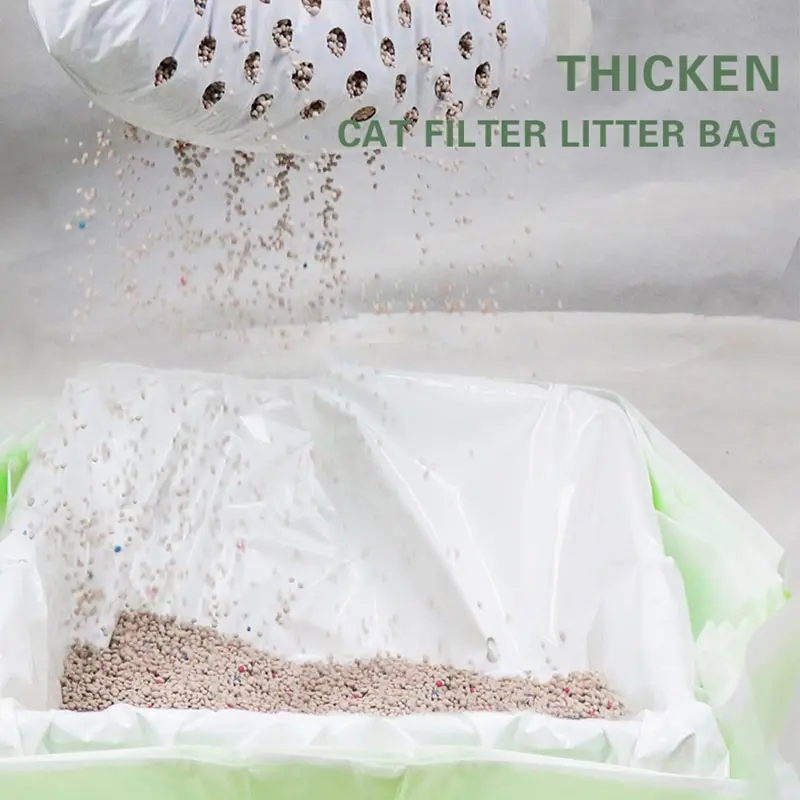 Cat Litter Pet Manure Processor with Waste Bags Integrated Convenient Cat Litter Shovel Pet Cat Supplies Cat Litter Pets Product