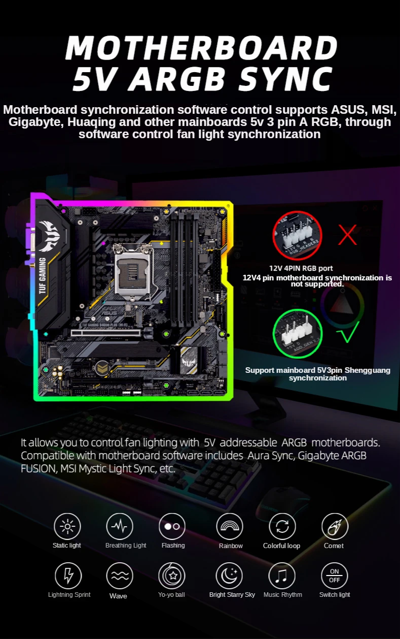 Argb placa-mãe sync edition pronto tudo-em-um sistema