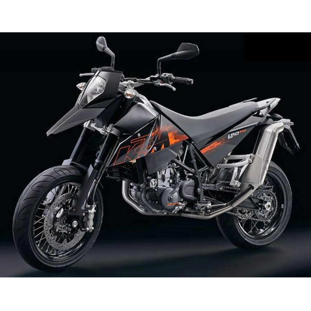 Для KTM 690SM, новые наклейки с полной графикой, на заказ, номер, имя 3 м, матовые наклейки, водонепроницаемые для KTM 690SM