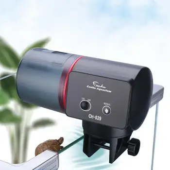 

Automatic Fish Feeder Rechargeable Timer Fish Feeder With USB Charger Cable Fish Food Dispenser For Aquarium Or Fish Tank