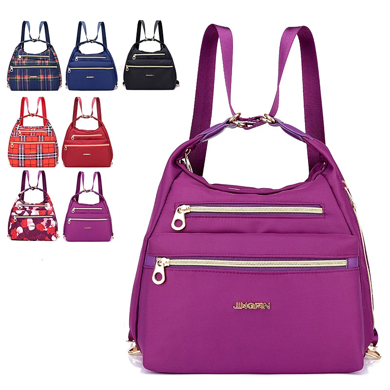 

New Waterproof Women Double Shoulder Bag Brand Designer Female Messenger bag Handbags High Quality Nylon bolsas sac a main